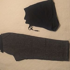 Athleta cropped linen pants, Athleta shorts